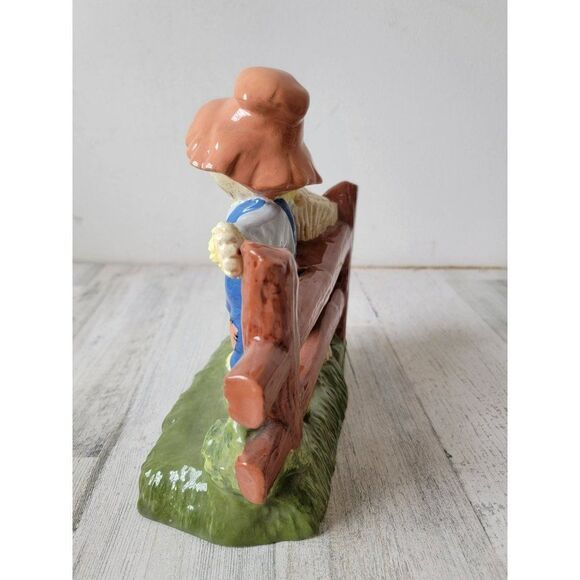 Ceramic scarecrow Harvest Farm Decor fall crow Halloween - Picture 5 of 8